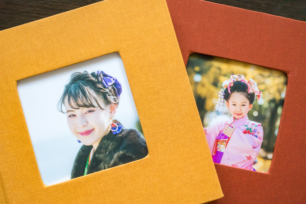 手触りのいい布製表紙